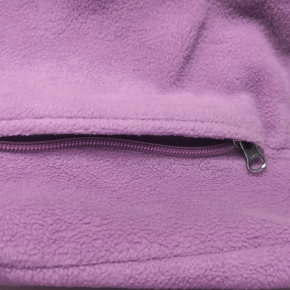 Columbia Girl's Light Purple Fleece Full Zip Jacket Size Large (14/16) - Picture 5 of 6